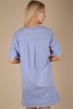 Load image into Gallery viewer, Oversized Mineral Dress- BLUE
