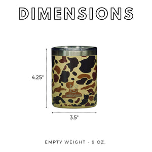 Hooch|Hog 10 oz Old School Camouflage Lowball