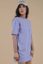 Load image into Gallery viewer, Oversized Mineral Dress- BLUE

