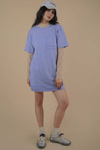 Oversized Mineral Dress- BLUE