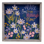 Load image into Gallery viewer, Praise God From Whom Blessings Flow Framed Board
