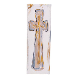 Neutral Cross Canvas