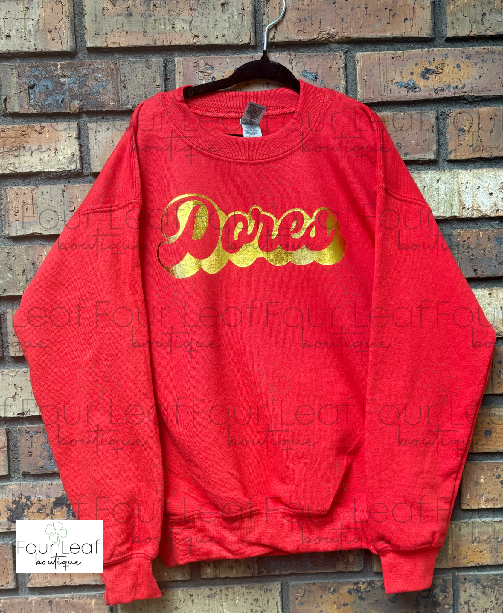 Dores Gold Foil Sweatshirt - Gildan