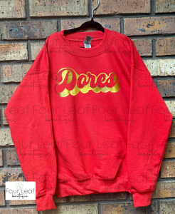 Dores Gold Foil Sweatshirt - Gildan