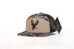 Load image into Gallery viewer, Youth 7 Panel Hardwoods-II 3 D Puff Deer Head w/ Black Mesh
