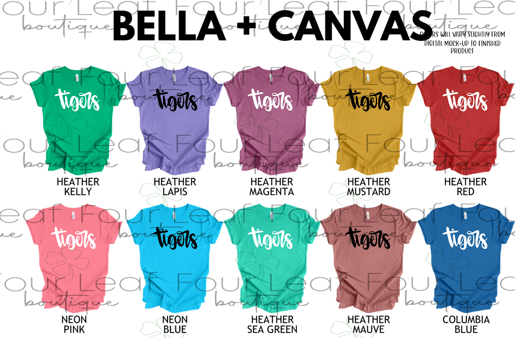 TIGERS- BELLA + CANVAS