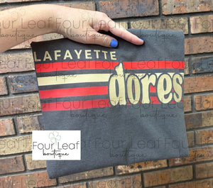 Retro Lafayette on Comfort Colors Pepper
