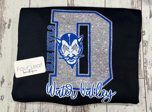 D- Water Valley Blue Devils Sweatshirt/Hoodie