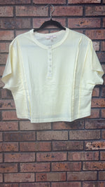 Load image into Gallery viewer, BOXY FIT HENLEY
