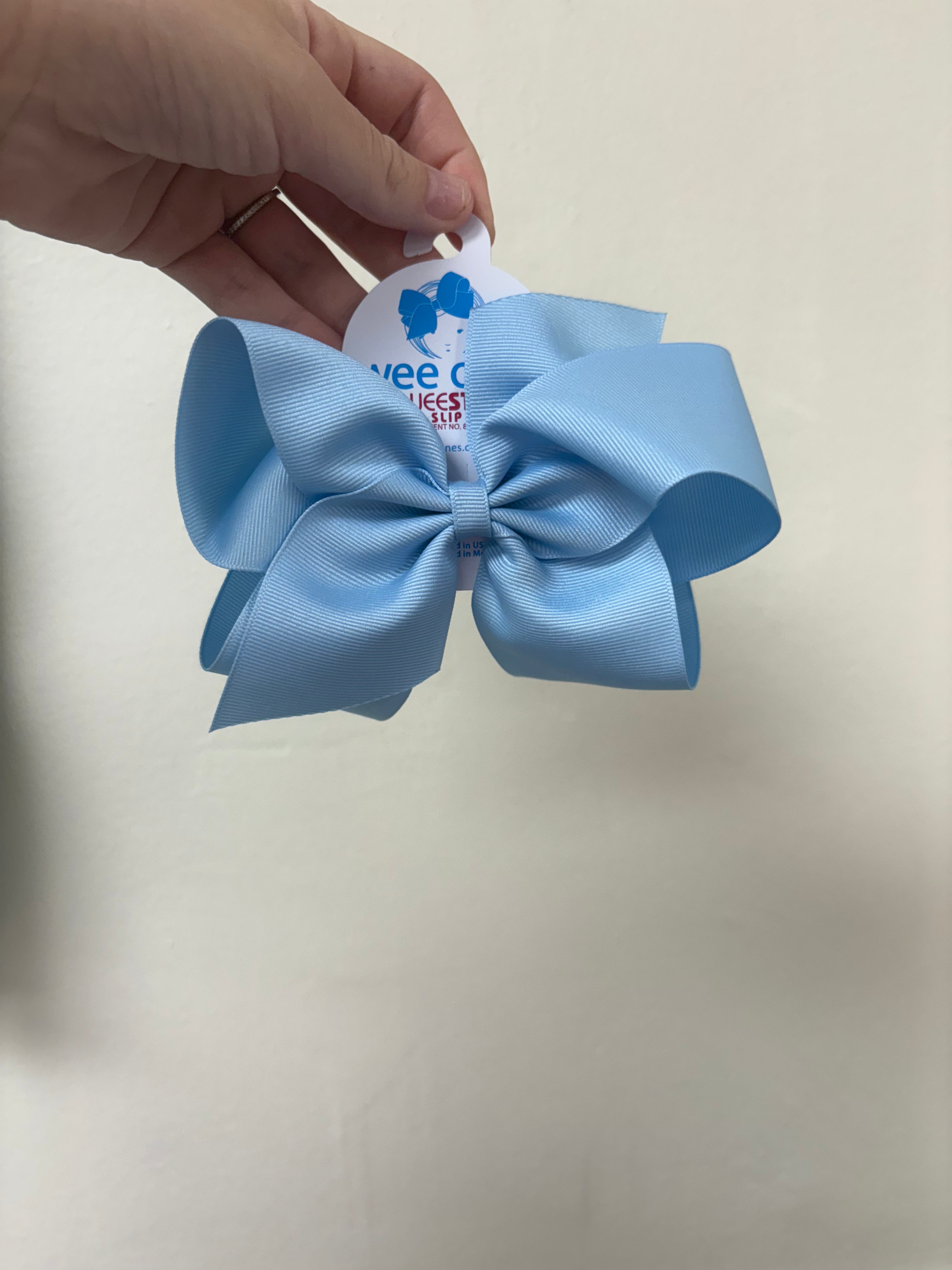 WEE ONES KING GROSGRAIN BOW