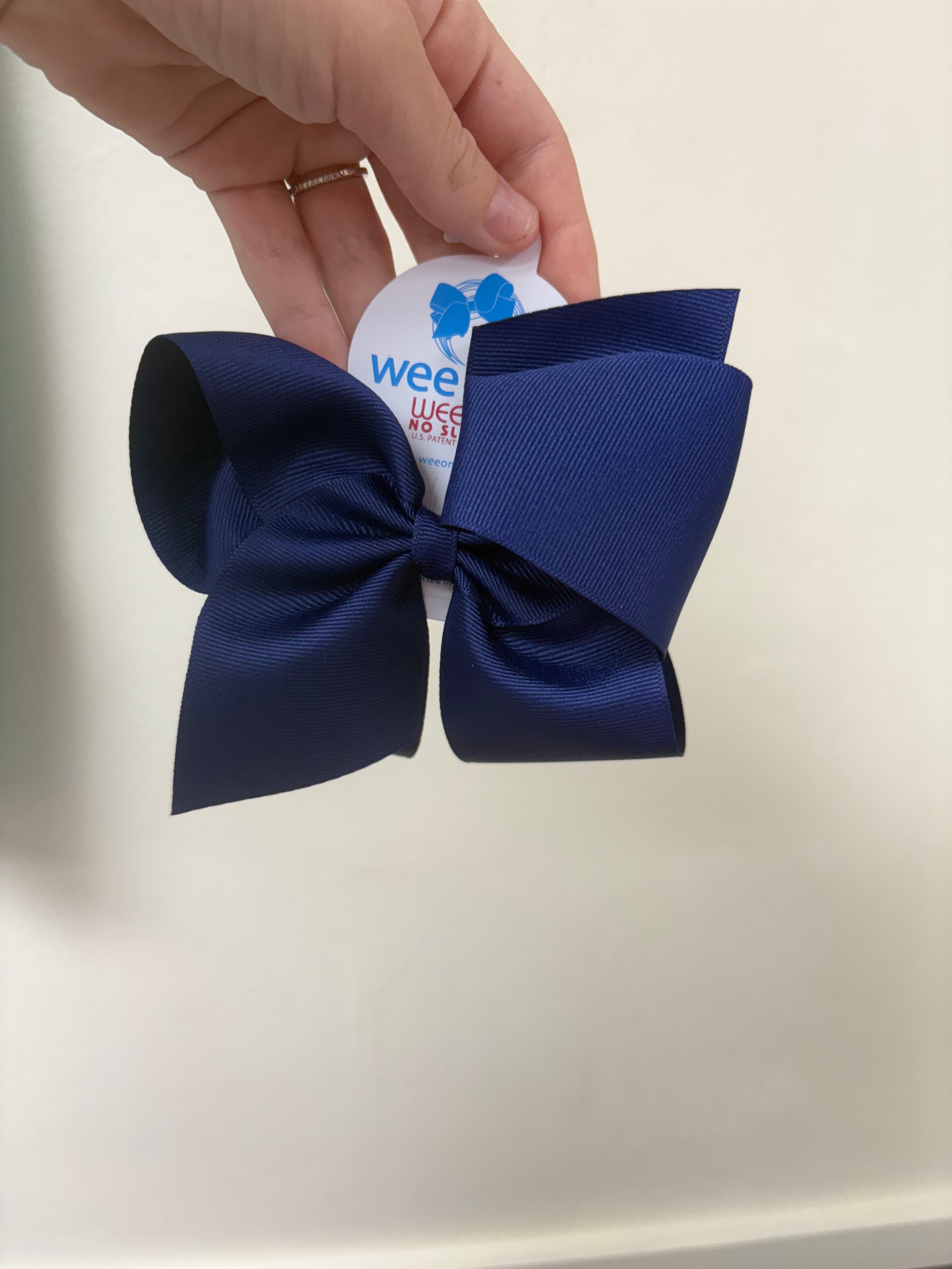 WEE ONES KING GROSGRAIN BOW