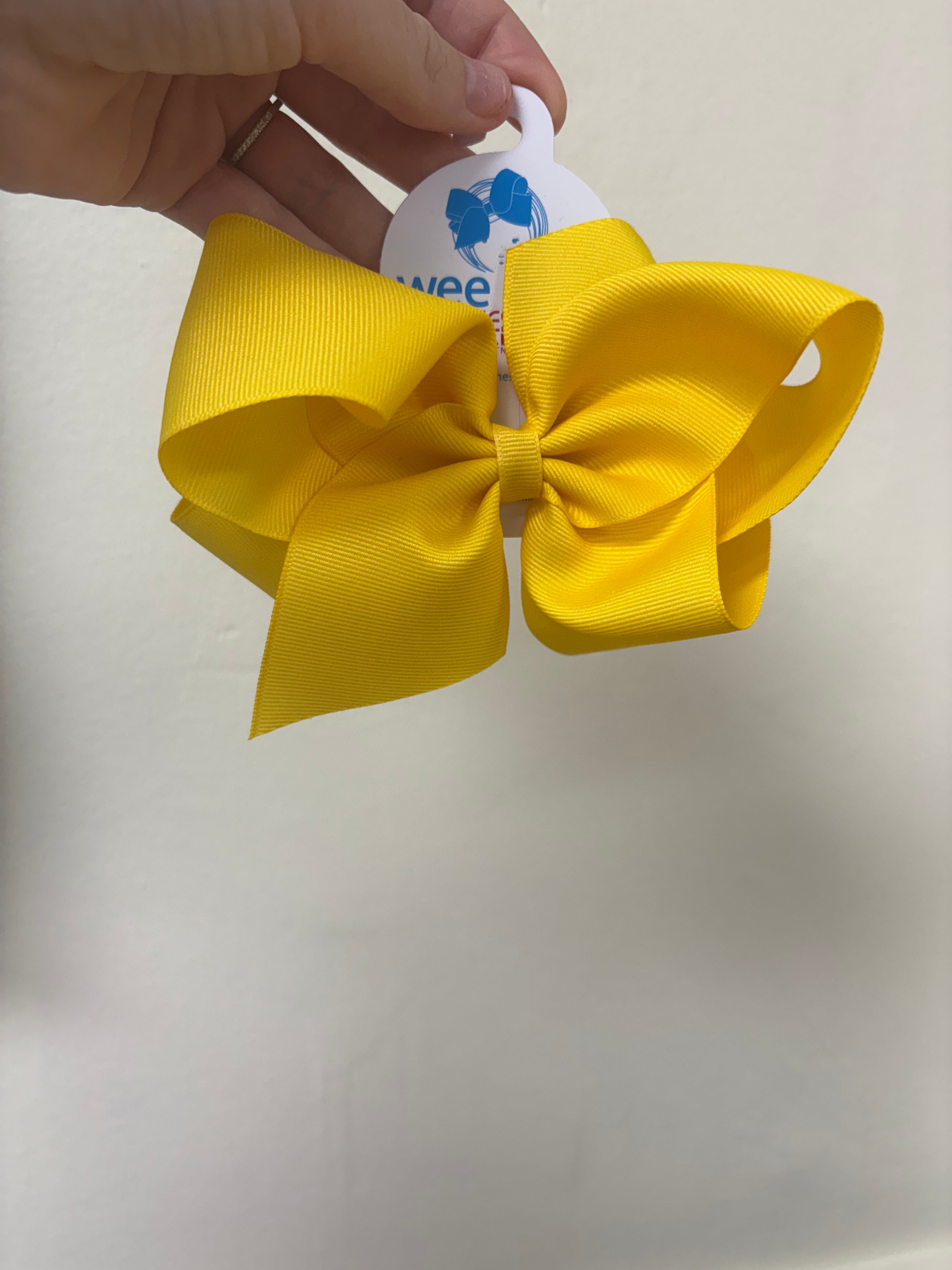 WEE ONES KING GROSGRAIN BOW