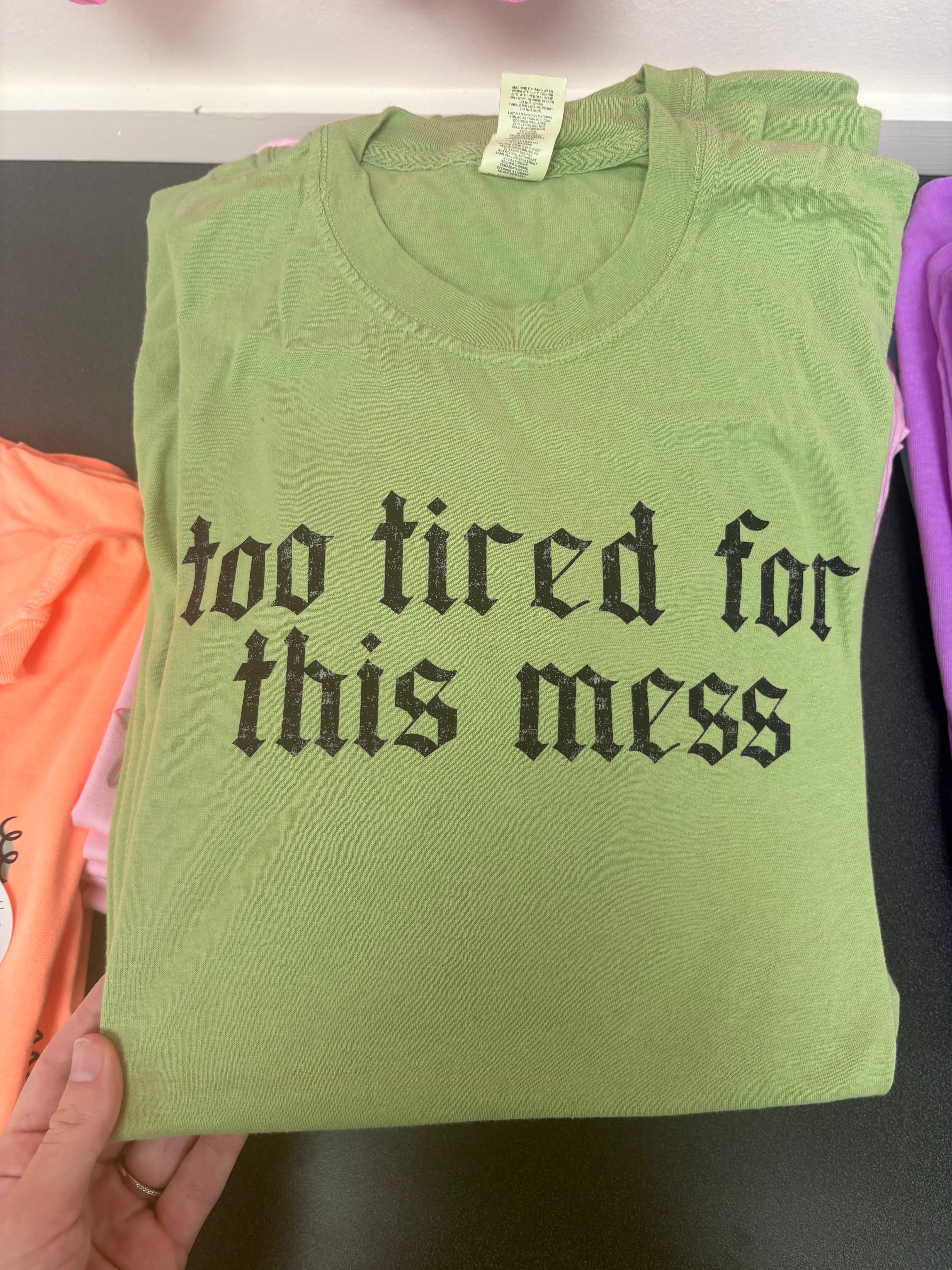 Too Tired