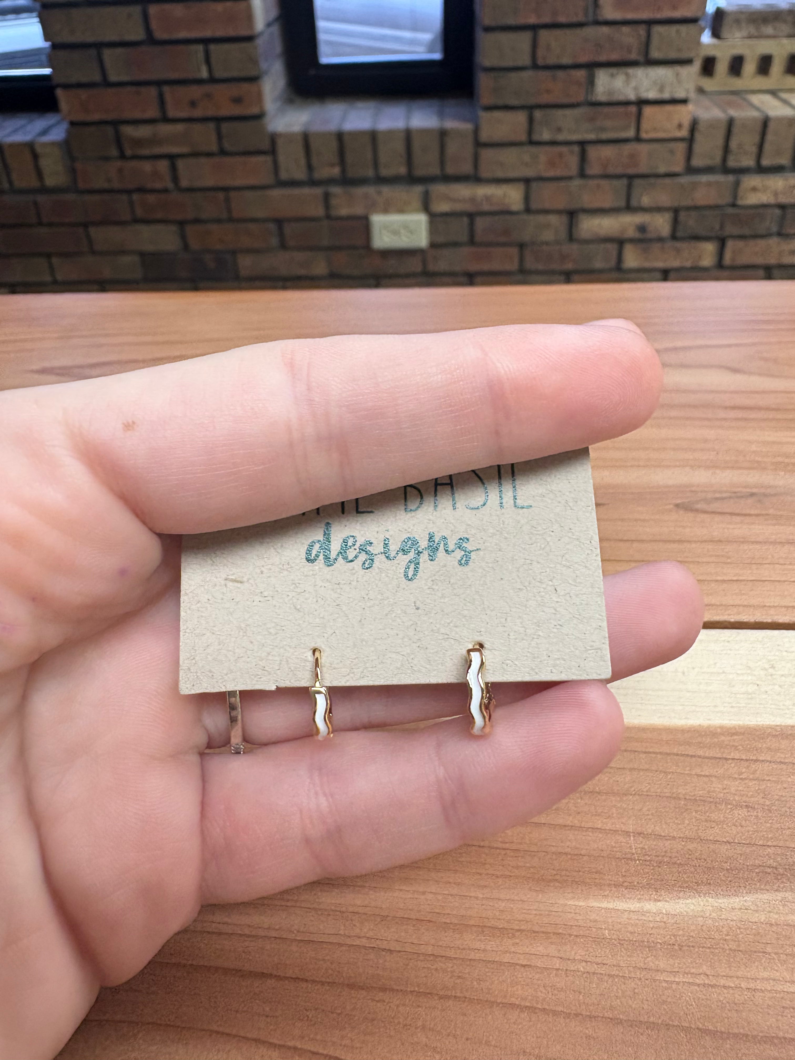 Small Huggie Earrings