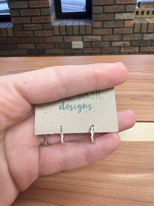 Small Huggie Earrings