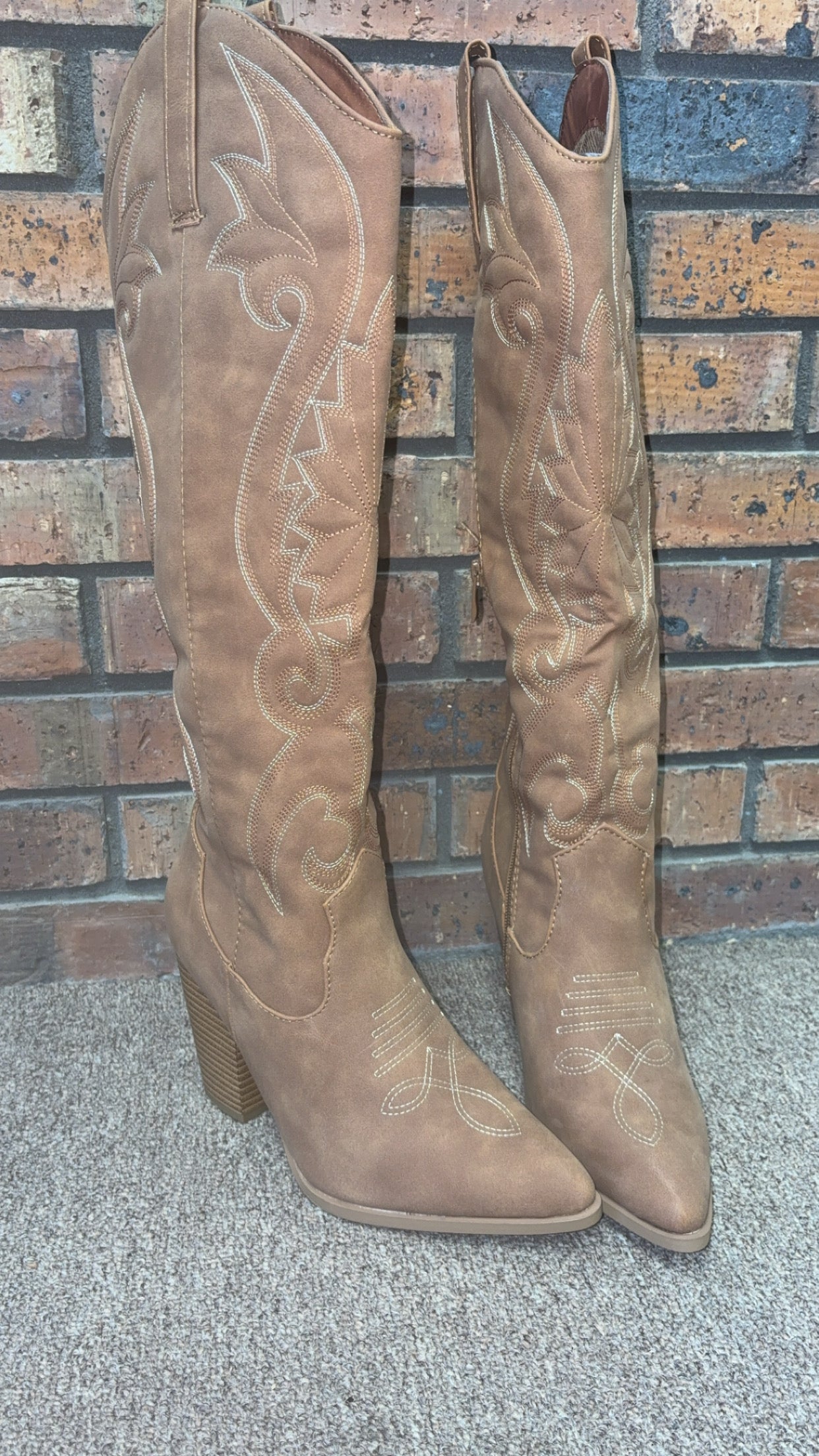 Embroidery Western Boots