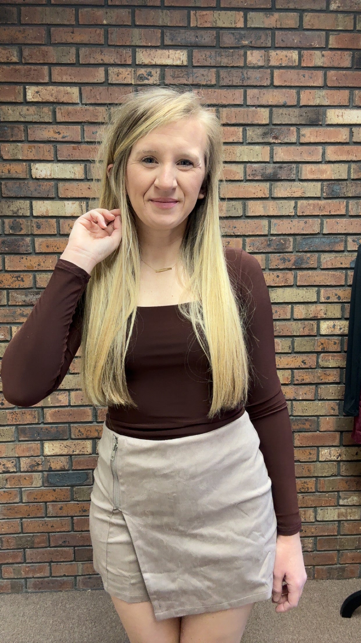 The Willow Skort in Light Mocha