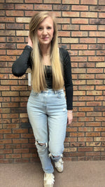 Load image into Gallery viewer, Cello High Rise Straight Jeans
