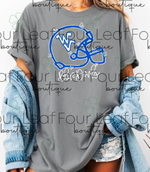 Load image into Gallery viewer, Water Valley Blue Devils Helmet
