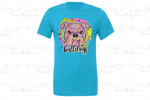 Bulldogs-90's Nostalgia- BELLA + CANVAS LISTING. Youth sizes available