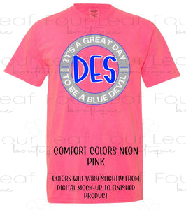 DES FIRST DAY SHIRTS. design 2