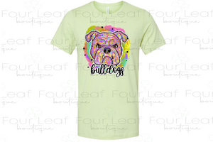 Bulldogs-90's Nostalgia- BELLA + CANVAS LISTING. Youth sizes available