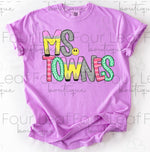 Load image into Gallery viewer, Customized Teacher Tshirt
