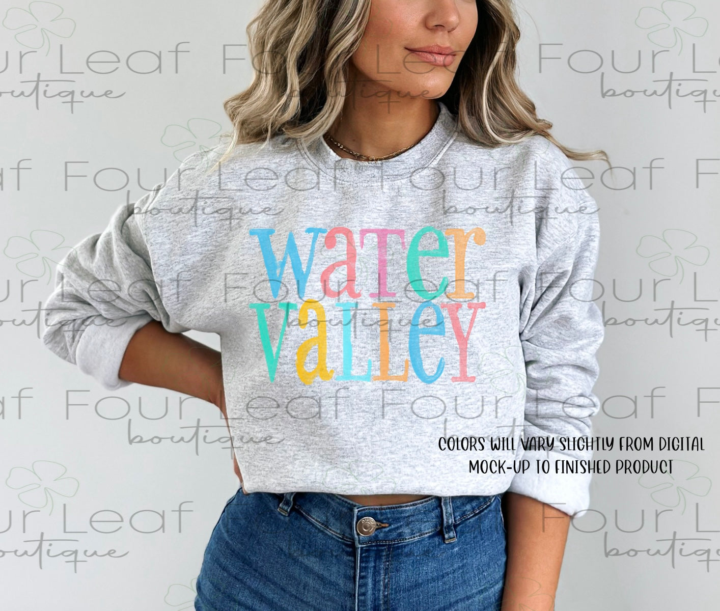 Watercolor Water Valley Sweatshirt