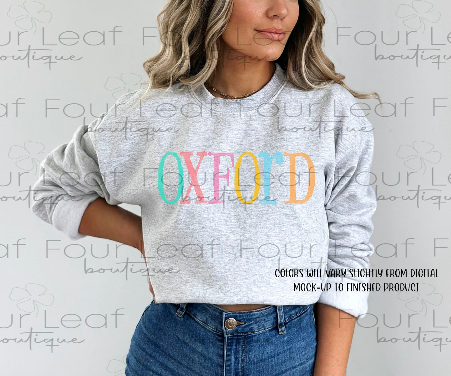 Watercolor Oxford Sweatshirt