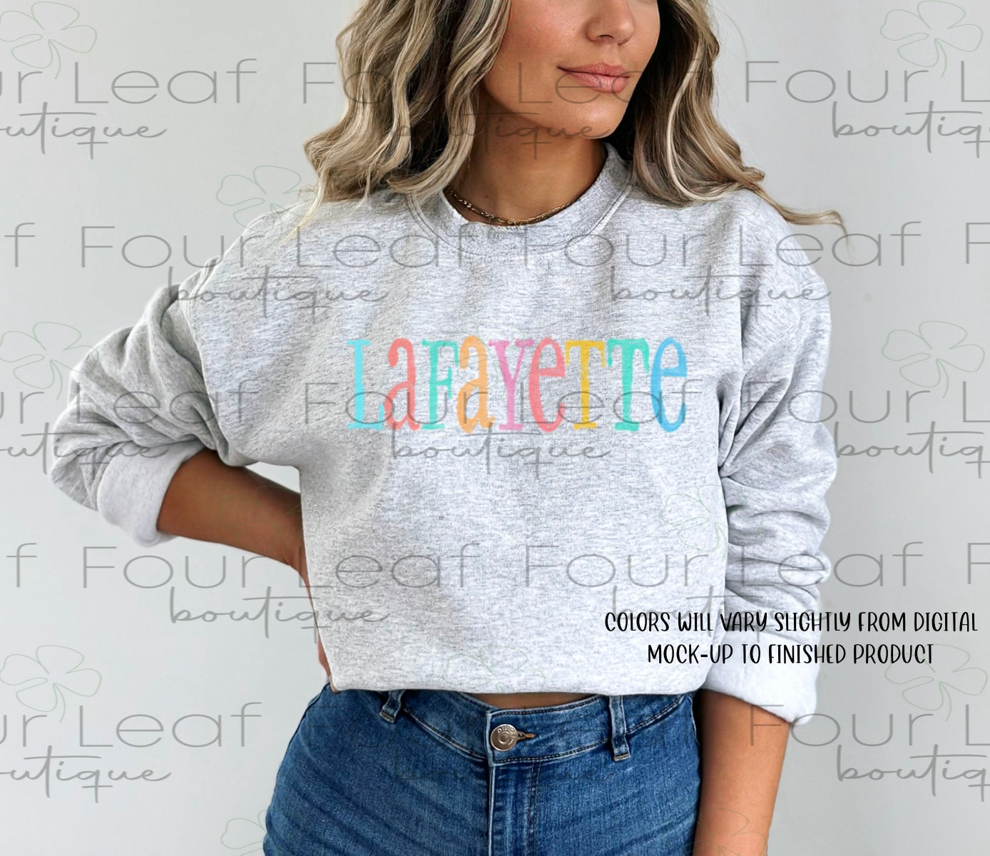 Watercolor Lafayette Sweatshirt