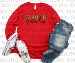 Lafayette Commodores RED  (TODDLER AND YOUTH SIZES)