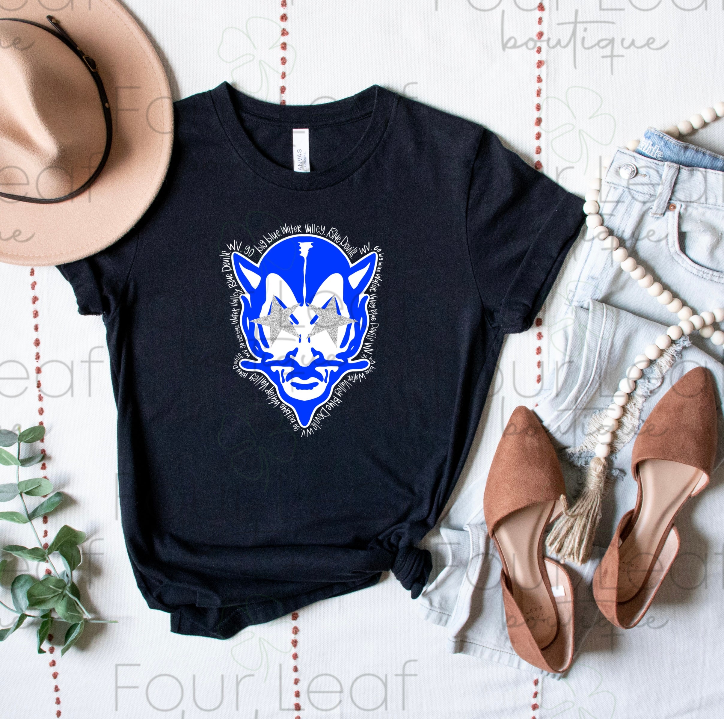 Blue Devil Head- YOUTH sizes