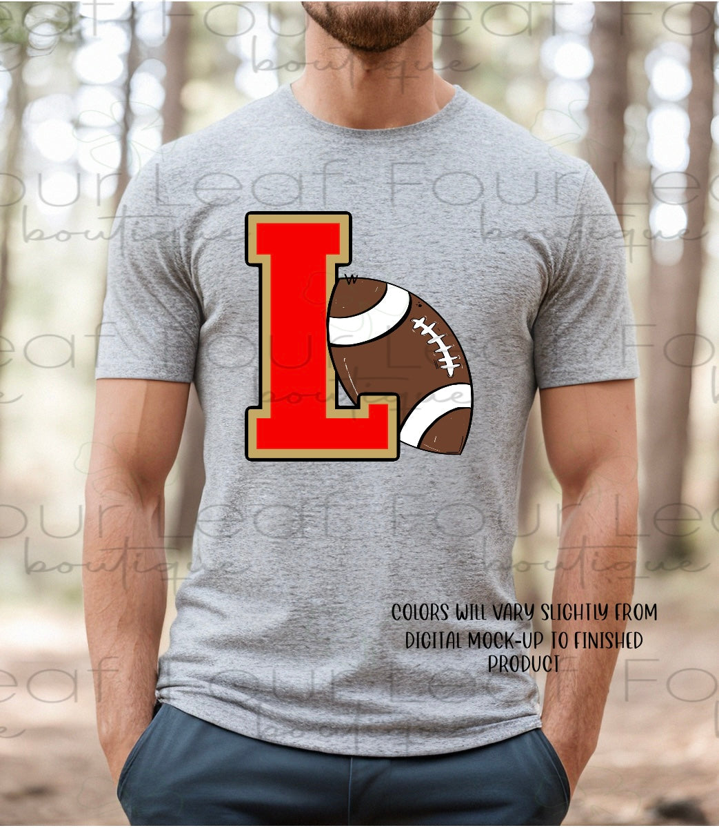 Lafayette Football- on Bella + Canvas