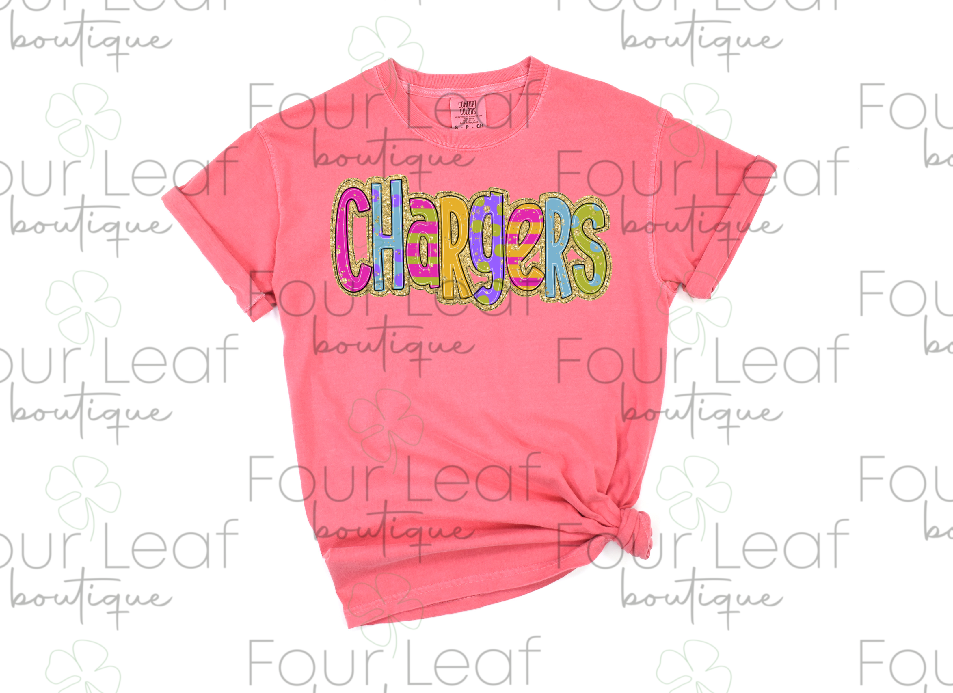 Bright Chargers with FAUX glitter (youth and adult sizes)