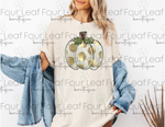 Load image into Gallery viewer, Pumpkin with FAUX gold foil
