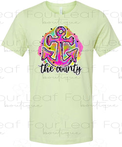 The County-90's Nostalgia- BELLA + CANVAS LISTING. Youth sizes available