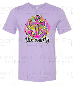 The County-90's Nostalgia- BELLA + CANVAS LISTING. Youth sizes available