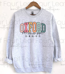 Oxford, MS Sweatshirt