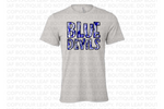 Load image into Gallery viewer, Messy Paint Blue Devils
