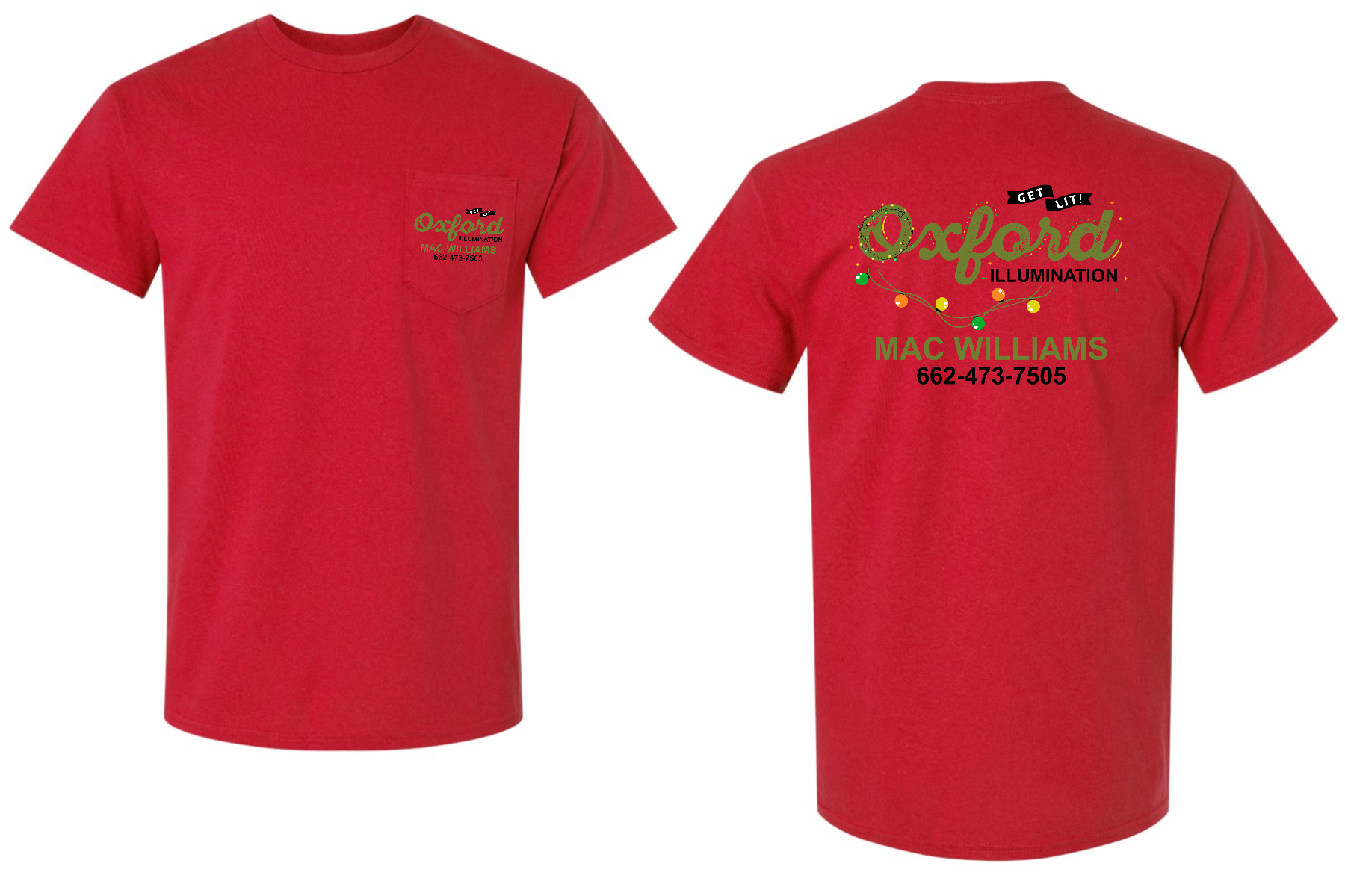 Oxford Illumination Pocket Tee- Short Sleeve