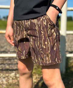Youth Brown Ranch Shorts
