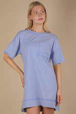 Load image into Gallery viewer, Oversized Mineral Dress- BLUE
