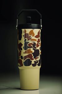 Hooch|Hog 30 oz Old School Camouflage Water Bottle