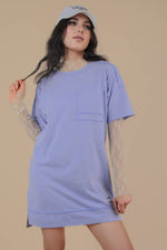 Load image into Gallery viewer, Oversized Mineral Dress- BLUE
