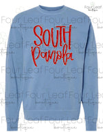 Load image into Gallery viewer, South Panola Half Script- Independent Trading Company Sweatshirt
