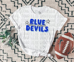 Load image into Gallery viewer, Glam Blue Devils in Blue

